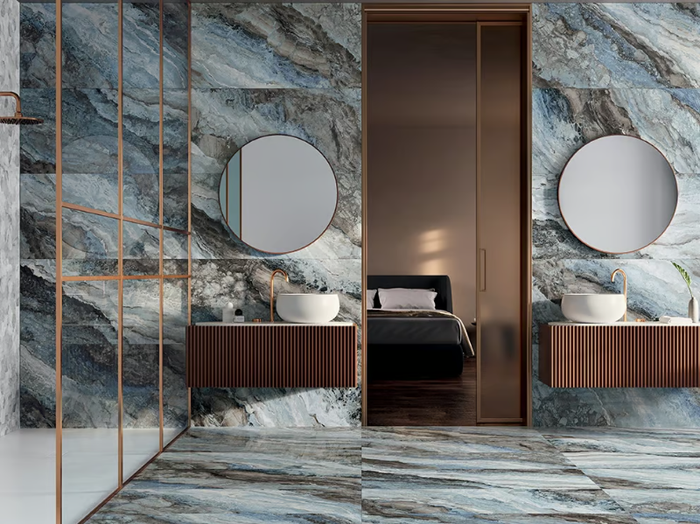 MYSTIC OCEAN - Porcelain stoneware wall/floor tiles with marble effect _ CERAMICA SANT'AGOSTINO